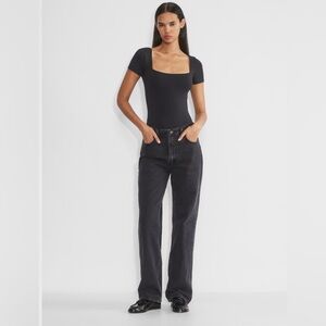 Aritzia Black Bodysuit